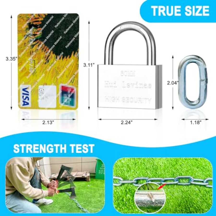 سلسلة أمان مجلفنة شديدة التحمل - مراجعة Bicycle Chain وسعره