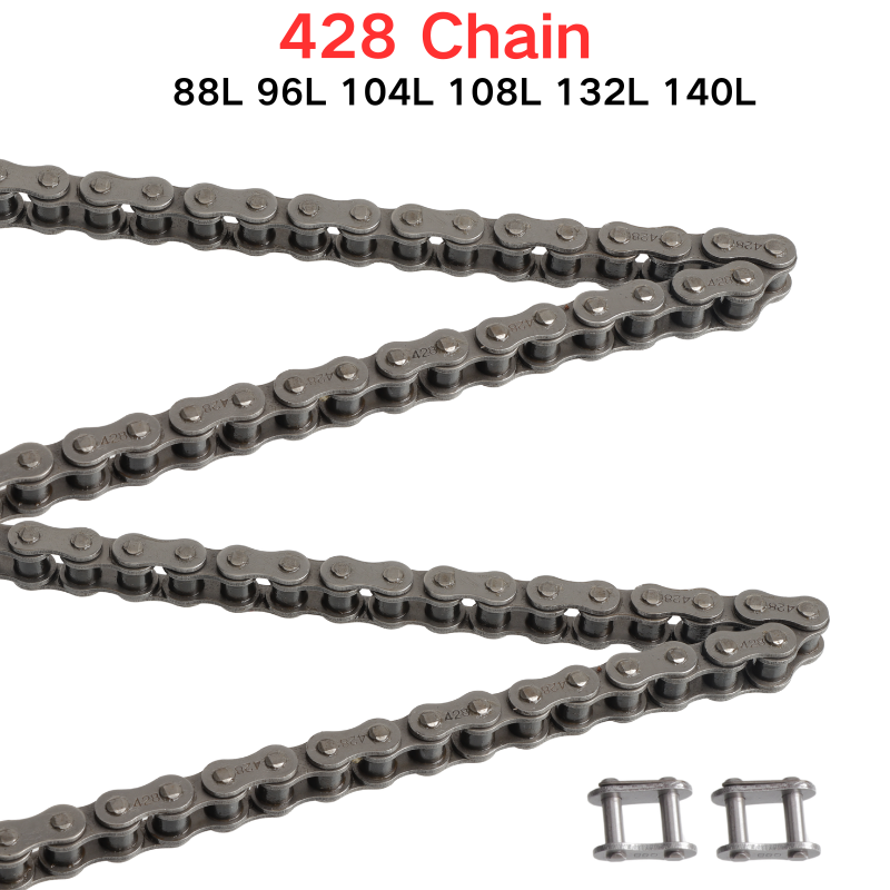 سلسلة 428 بطول 88 96 104 108 1 - مراجعة Master Link Chain وسعره